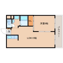 近鉄奈良駅 バス8分  般若寺下車：停歩3分 3階の物件間取画像